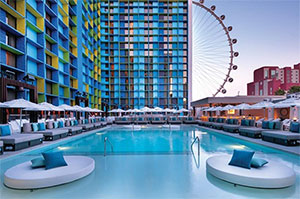 THE POOL AT THE LINQ LAS VEGAS