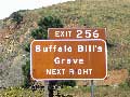 Buffalo Bill's Grave sign